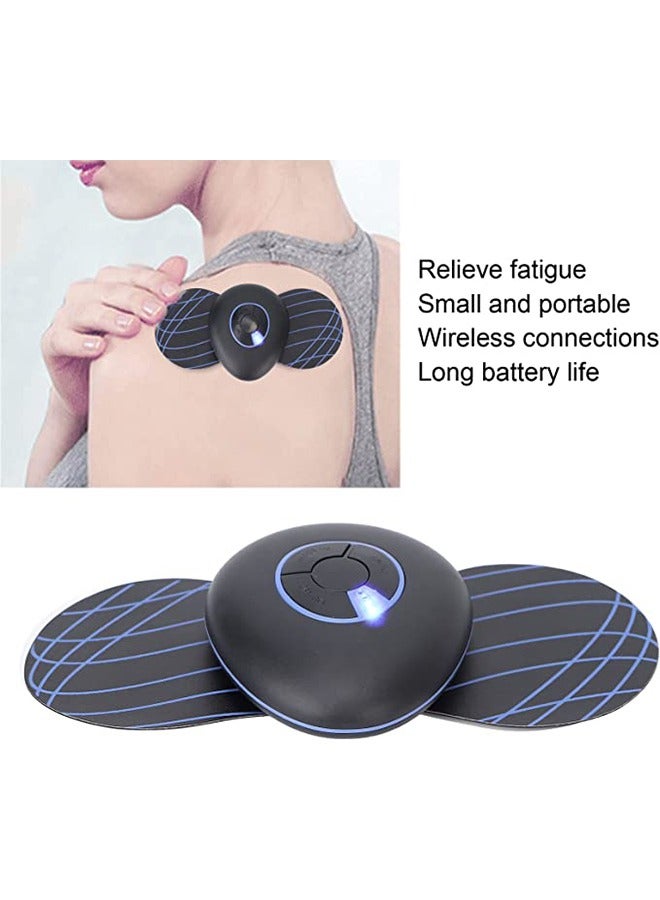 Ocean Portable Mini Massager Electric Neck Massager Cervical Massage Stickers  - Image 4