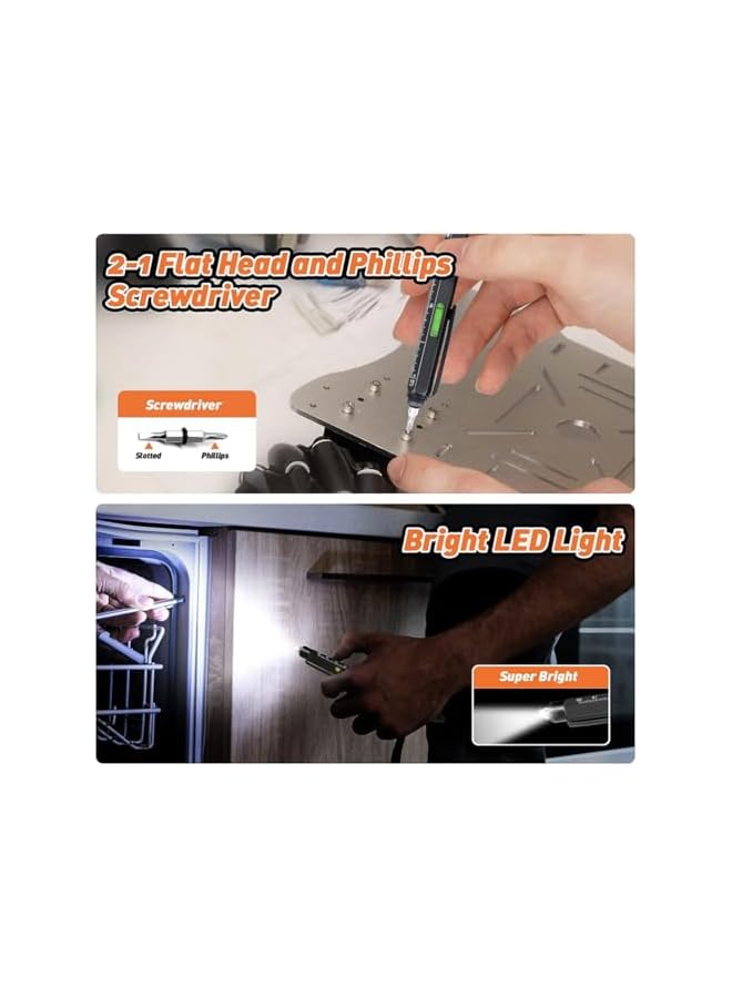 promass 9 in 1 Multitool Pen，Multi tool pen set gift tool pen for Mens Valentines Gifts for Dad, Birthday Gifts for Men ，Dad Gifts from Daughter - Image 3