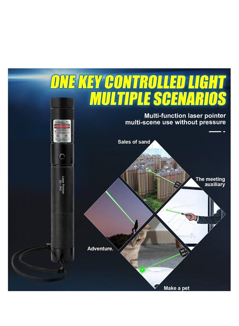 JD Laser Pointer with Rechargeable Battery – Red Laser Light for Office Presentations, Camping, Astronomy, Pet Play, and Construction Use – Starlight Mode, Key Lock Safety, and Multiple Light Patterns – Adjustable Laser Beam with High Accuracy - Image 4