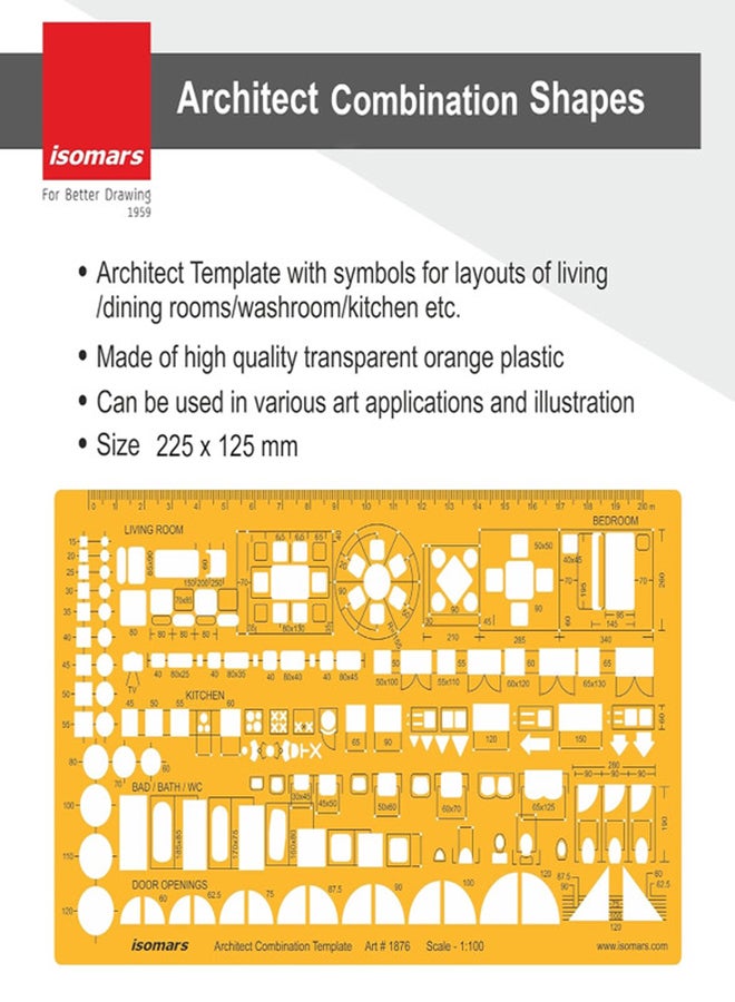 Isomars مجموعة المهندس 1 : 200 - بلاستيك