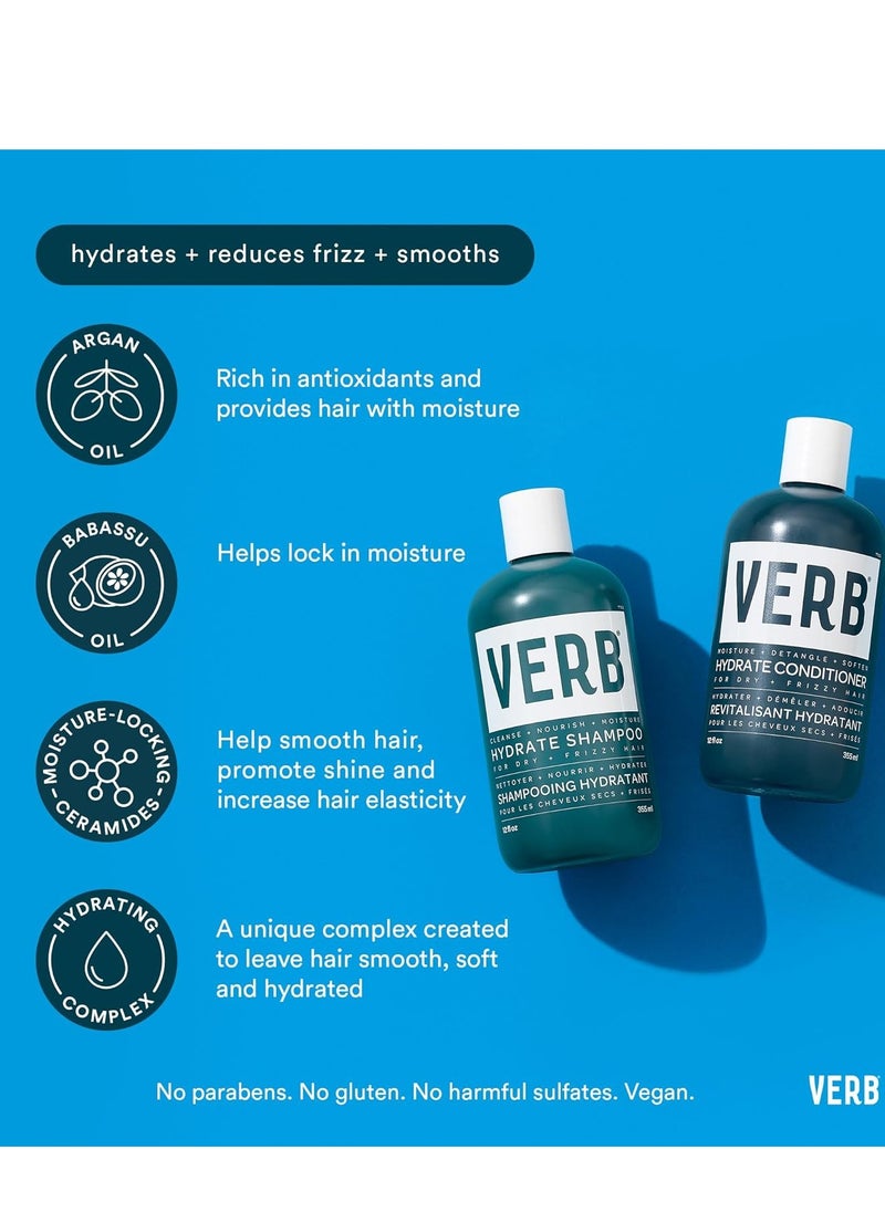 verb VERB Hydrate Shampoo Cleanses Dry and Frizzy Hair to Reduce Frizz and Add Moisture to Hair  - Image 3