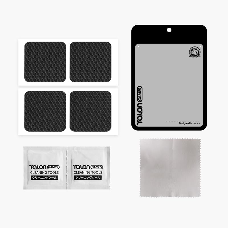 TALONGAMES Touchpad Protector Compatible with Steam Deck OLED/Steam Deck Trackpad Skin (Trackpads Protector, Matrix Mini Hex - Black) - Image 5