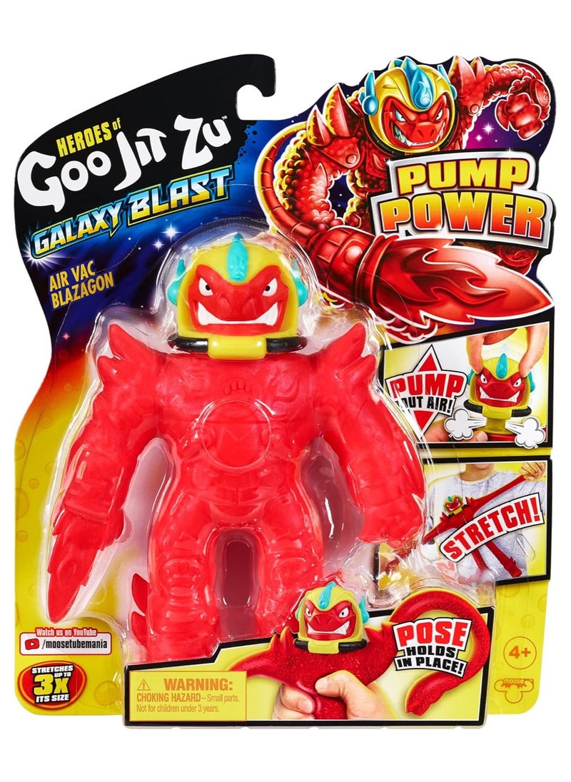 GOO JIT ZU - Galaxy Blast S6 VAC Attack PK AIR VAC BLAZAGON | Action Figure | Strechable | Holds Pose and Returns to Original Shape | Age 4+ - Image 1