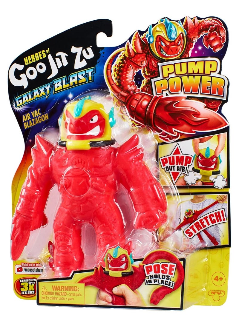 GOO JIT ZU - Galaxy Blast S6 VAC Attack PK AIR VAC BLAZAGON | Action Figure | Strechable | Holds Pose and Returns to Original Shape | Age 4+ - Image 1