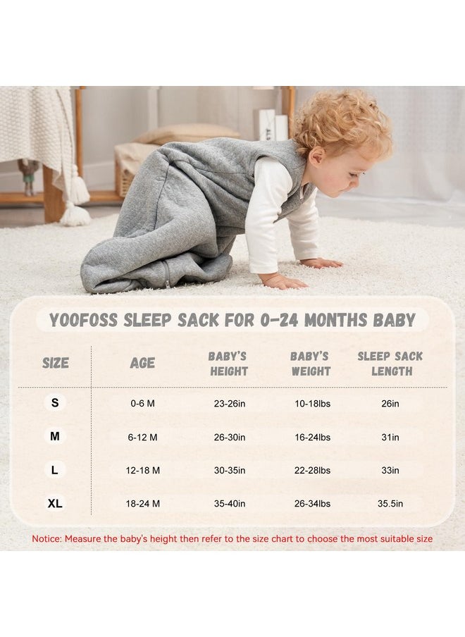 Yoofoss Baby Sleep Sack 6-12 Months TOG 2.5 Winter Baby Wearable Blanket, 100% Cotton Infant Toddler Sleeping Sack 2-Way Zipper Warm Quilted Sleep Sack - pzsku/Z5AFFFADD602EEEF1F2BDZ/45/_/1737031200/e6d0e557-23c1-4756-847a-623975e8b3d2