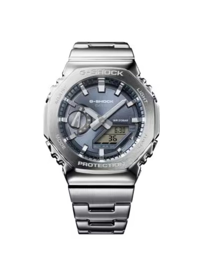 G-SHOCK Casio G-Shock GM-2100D-8ADR Men’s Watch, Metal Bezel, Stainless Steel Bracelet, Analog Digital Display, Shock Resistant, 200M Water Resistance - Image 2