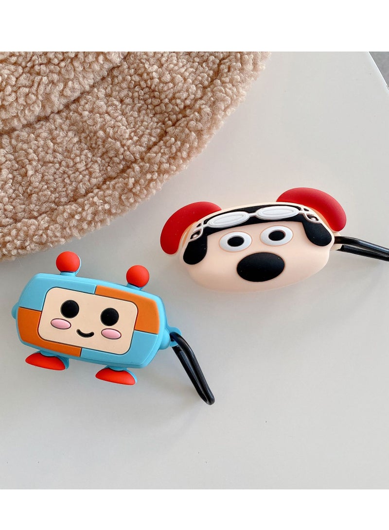 غطاء سيليكون لسماعة رأس داخل الأذن HUAWEI Freebuds SE روبوت ملون - Image 4