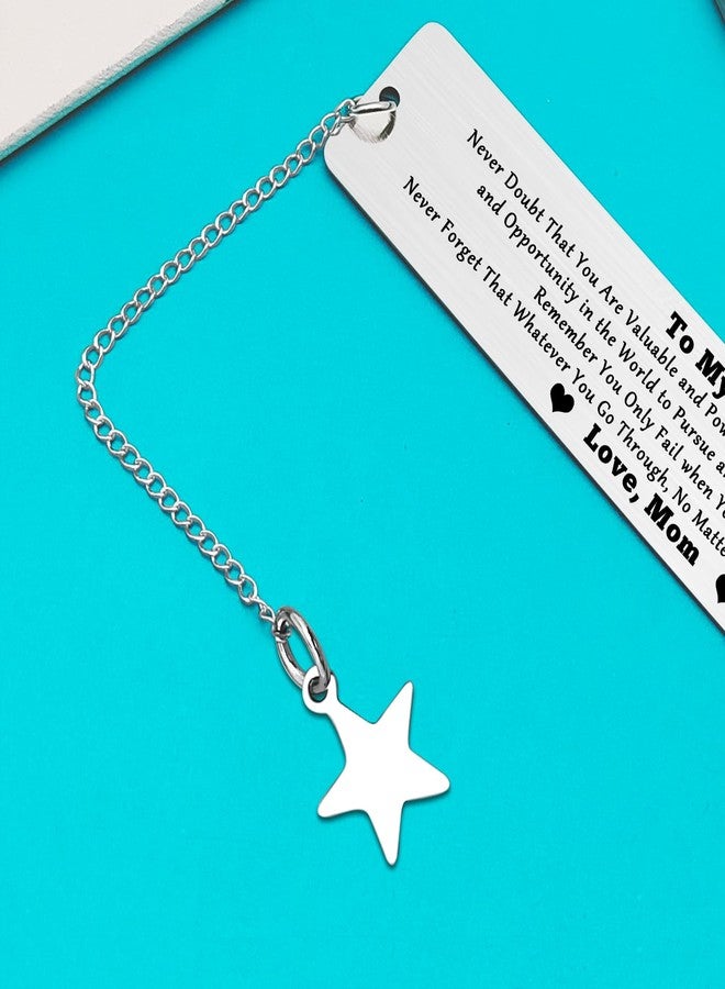Xiahuyu to My Son Gifts from Mom Bookmark Gift for Son Birthday Christmas Graduation Gifts for Son Encouragement Gifts Inspirational Gifts for Son Teen Boys Adult Son Back to School Gift - Image 2