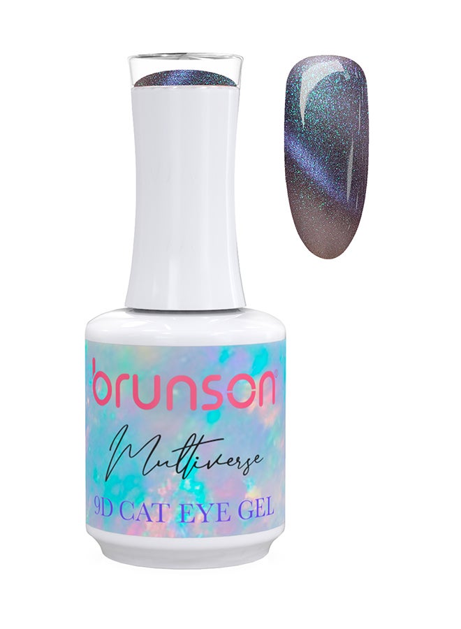 brunson Multiverse 9D Cat Eye Gel Polish Galaxy Magnetic UV LED Gel Nail polish 18ml Chameleon Magnetic Gel Soak Off UV LED Gelish Polish D13N