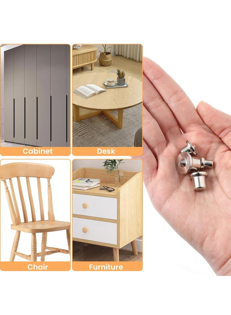 GNAFOTU 16 Pcs Dowel Centre Point Set,Stainless Steel Dowel Center Transfer Plugs,for Accurate Drilling - 6/8/10/12mm - Image 3