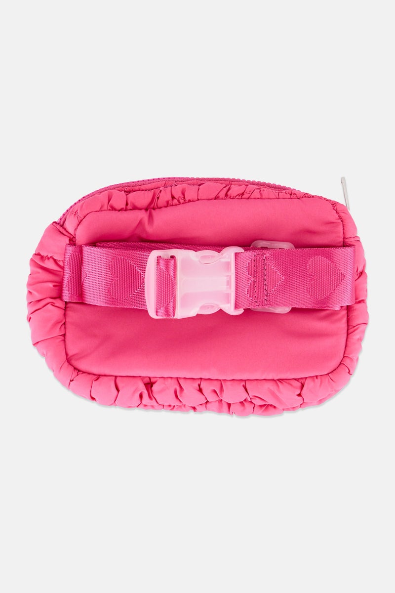 Miss Gwen's OMG حقيبة خصر مجعدة للبنات، وردي ساخن - Image 2