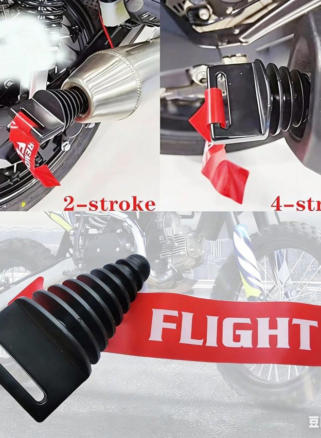P1Tools Muffler Exhaust Wash Plug 0.8 "to 2.2", Rubber Exhaust Silencer Wash Plug for 2 Stroke and 4 Stroke Motorcycle Dirt Bike and ATV, QUAD - Image 3