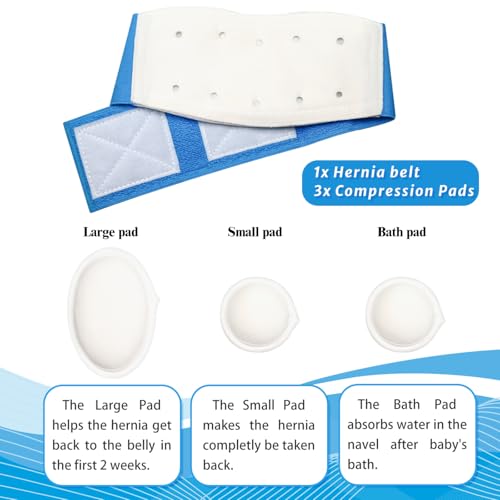 Ççs S Baby Belly Band Umbilical Hernia Belt | Belly Button Band Navel Truss Wrap for Newborn/Infant - Soft, Skin-friendly, Adjustable - Image 4
