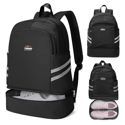 coofay Gym Backpack For Women Waterproof Sports Backpack With Shoe Compartment Lightweight Travel Backpacks Small Gym Bag Dance Volleyball Backpacks - Image 1