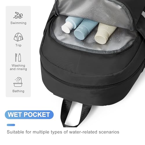 coofay Gym Backpack For Women Waterproof Sports Backpack With Shoe Compartment Lightweight Travel Backpacks Small Gym Bag Dance Volleyball Backpacks - Image 4