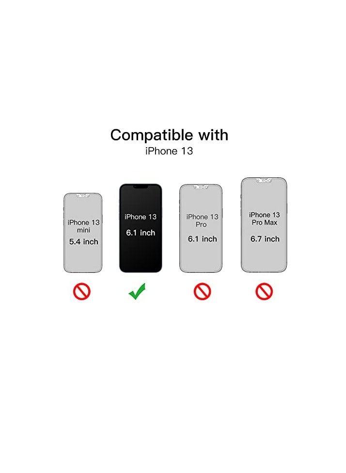 جي تيك حافظة JETech لامعة لهاتف iPhone 13 مقاس 6.1 بوصة، غطاء ممتص للصدمات مضاد للصدمات، لطيف لامع للنساء والفتيات (وردي) - Image 3