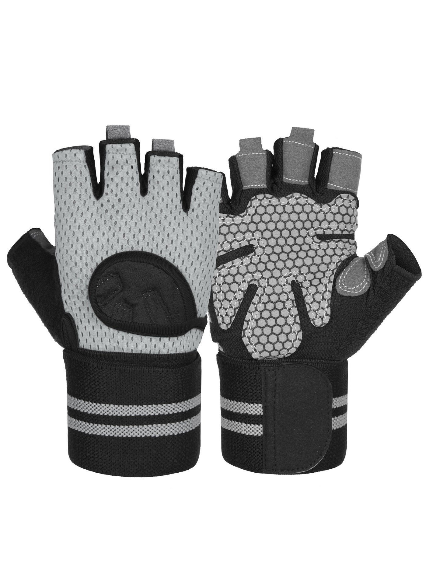 EFUMKE Fitness Weight Lifting Gloves for Men and Women - Non-Slip Grip, Adjustable Wrist Rest, Breathable, Lightweight Training Gloves for Home Gym and Fitness Accessories (Size XL)