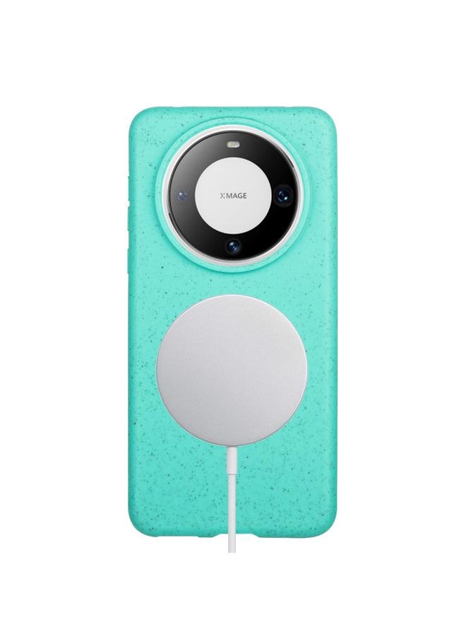 Zaboon - Case For Huawei Mate 60 Wheat MagSafe Magnetic Straw Material + TPU Phone Case - Image 1