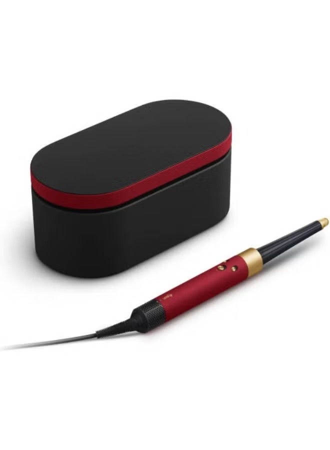 DS Dyson Airwrap i.d.™ Multi-styler And Dryer Straight+Wavy Hair, Advanced Smart Hair Dryer, 1300W Styler, Bluetooth, 3 Heat Settings, Red Velvet/ Gol- HS08 - Image 1