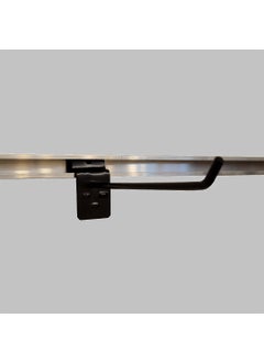 İstanbul Manken Istanbul Mannequin 20 Pieces 25 cm Channel Panel Hook Shelf Hanger Black  - Image 4