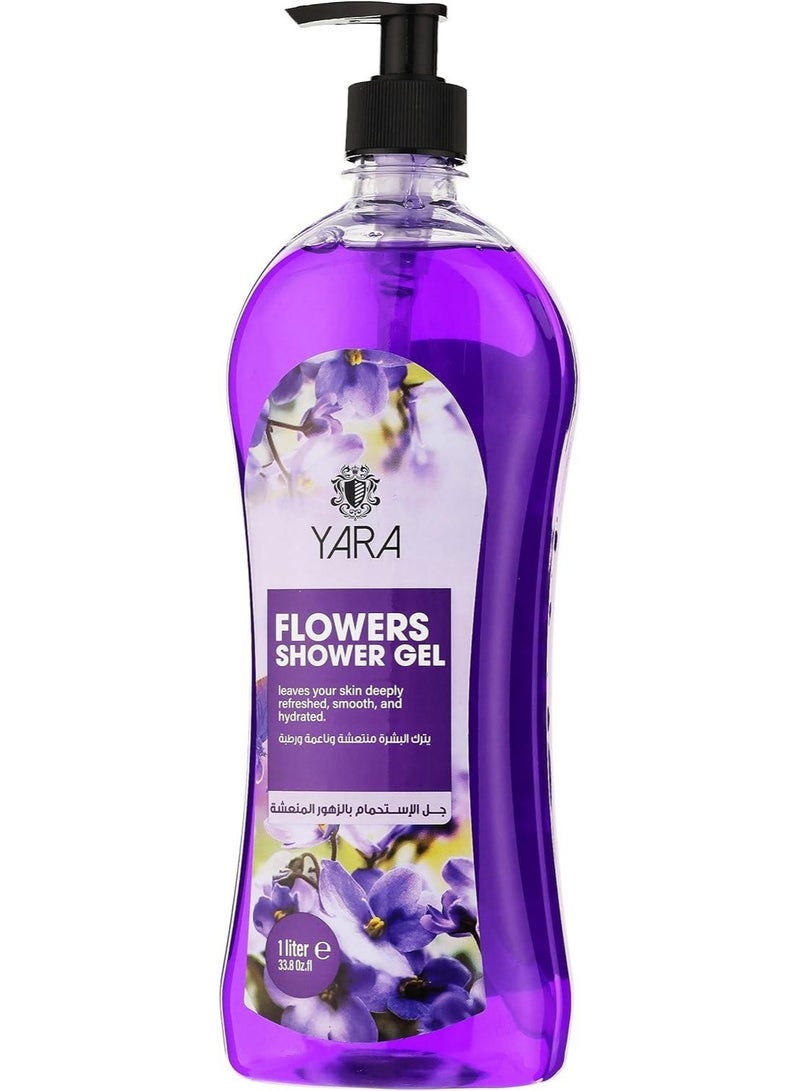 جل الاستحمام بالزهور 1000 مل