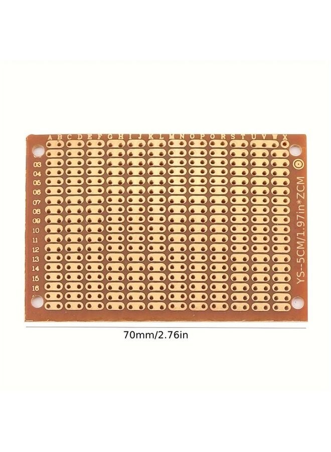 لوحة دائرة مزدوجة الثقب 1 97 × 2 76 بوصة لمجموعات DIY للإلكترونيات والروبوتات والعلوم والتكنولوجيا والهندسة والرياضيات - Image 2