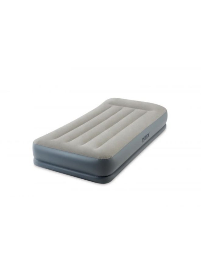 INTEX Velvet Inflatable Mattress with Built-In Air Pump - Image 1