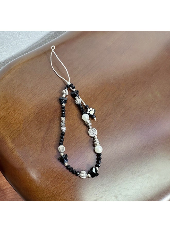 NIBEMINENT Phone Charm/ Chain Strap for Women Girls, Cherry Bear Cell Phone Case Lanyard Wrist Strap