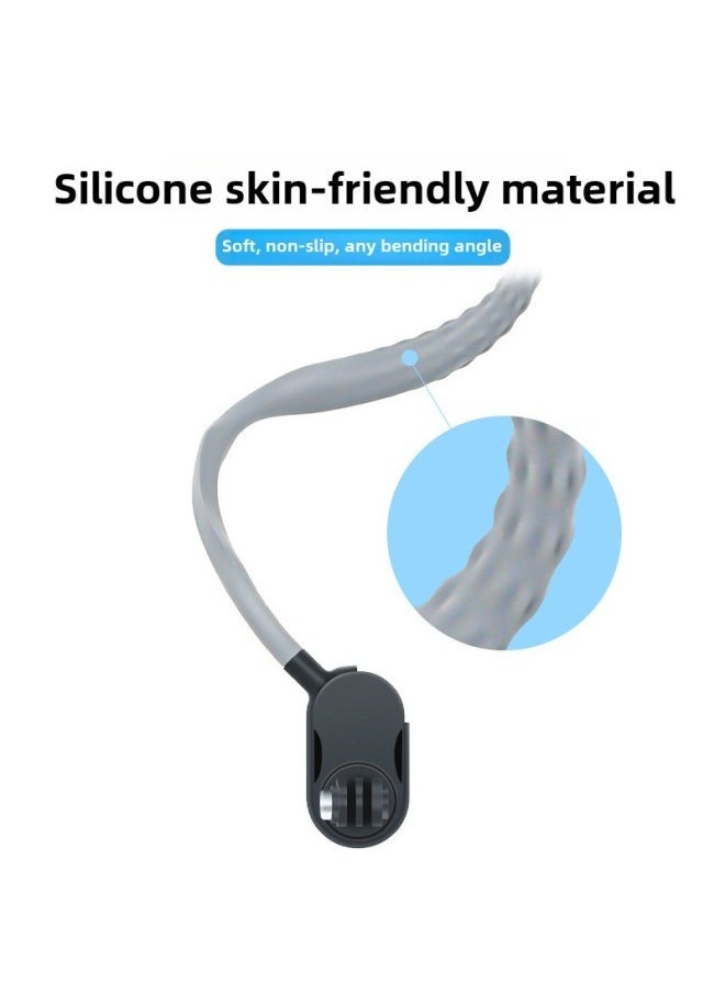 Sports Camera Mobile Phone Hanging Neck Bracket Suitable For Gopro11 Hanging Neck Collar Viewing Angle Bracket-Color:J Type Ball Joint Adapter - Image 3