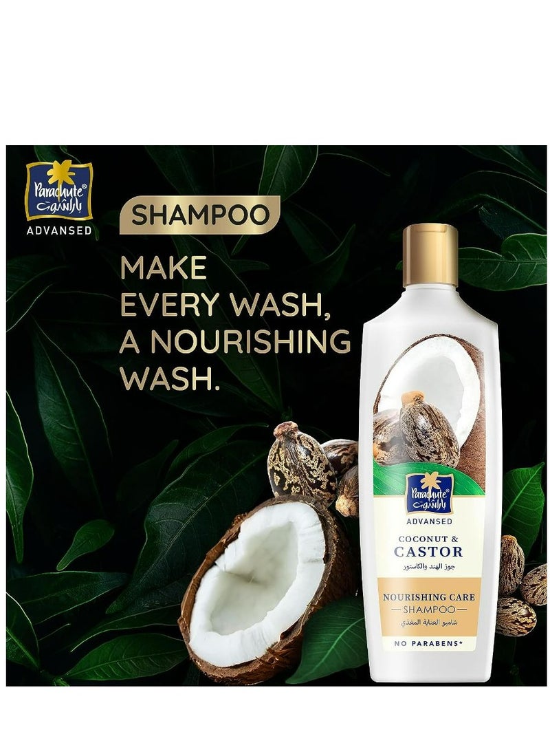Parachute Nourishing Care Shampoo with Caster and Coconut 340 ML  - Image 1