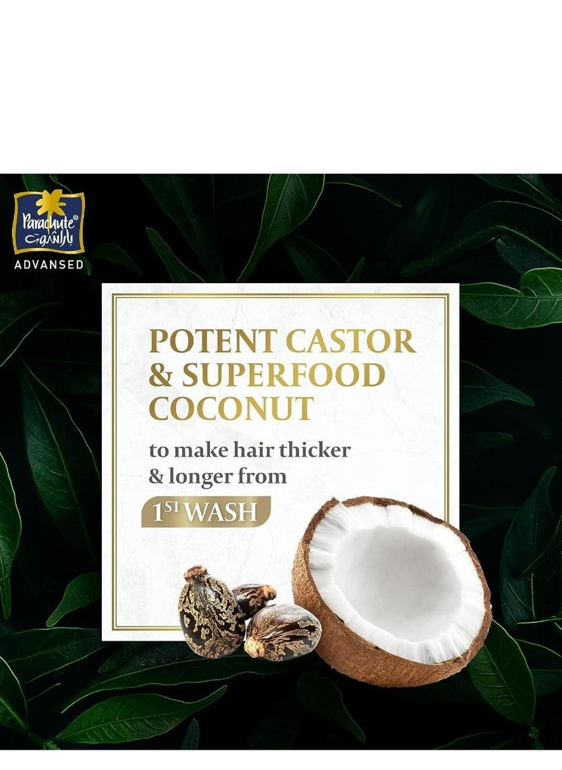 Parachute Nourishing Care Shampoo with Caster and Coconut 340 ML  - Image 4