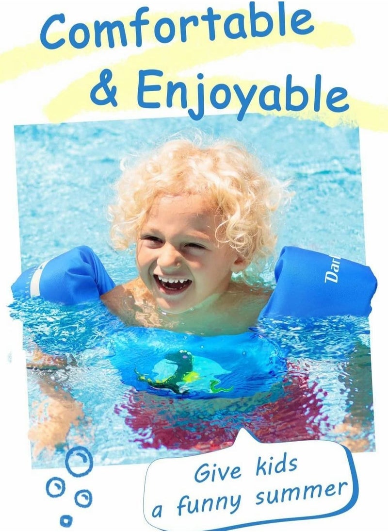 Generic - Toddler Swim Vest, Kids Water Wings Arm Floaties for 30-50 Pounds, Infant Safety Swim Aid Jumper Inflatable, Swim Arm Bands, Float Sleeves Swimming Armbands for Sea/Pool/Beach/Training - Image 1