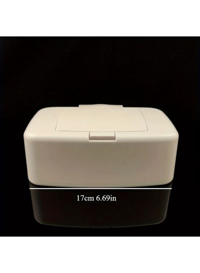 علبة تخزين محمولة للمناديل القابلة لإعادة التعبئة باللون الأبيض لحمل المناديل الورقية للمنزل والسفر - Image 4