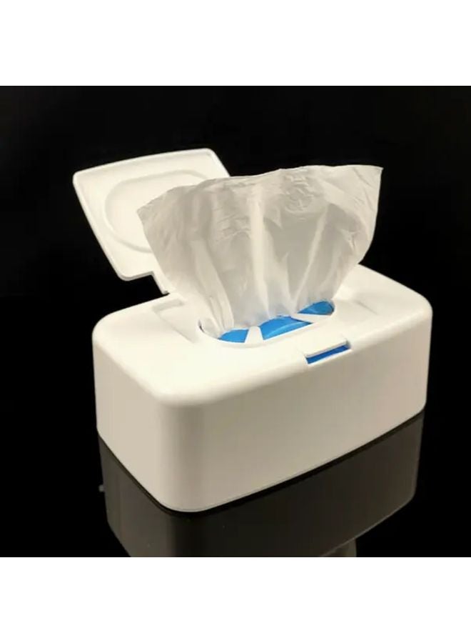 علبة تخزين محمولة للمناديل القابلة لإعادة التعبئة باللون الأبيض لحمل المناديل الورقية للمنزل والسفر - Image 5