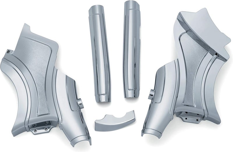 Kuryakyn 5195 Chrome Neck Cover for 2014-19 Indian Motorcycles - Image 1