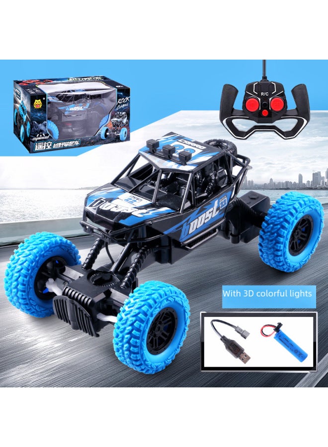 Remote Control Car Off-road Climbing Children's Car Gift Boys Charging Primary School Students' Qingming Toy-Color:Dinosaur Remote Control Car -Battery Edition-E-commerce Box  - Image 2