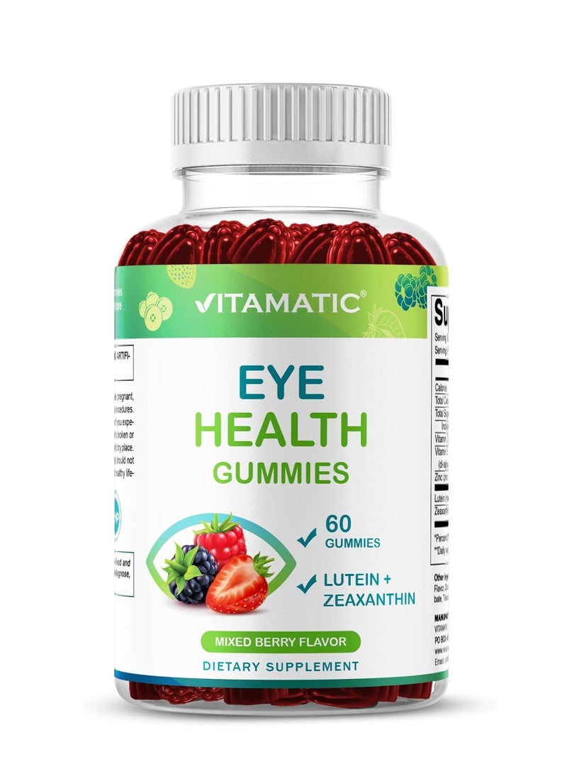 Vitamatic Eye Health Gummies Mixed Berry 60 Gummies