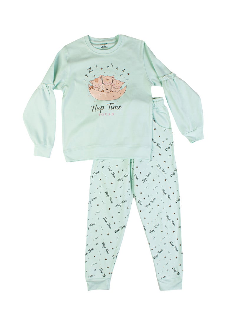 Zercon SPring  Pajama Set for Girls 8205 - Image 1