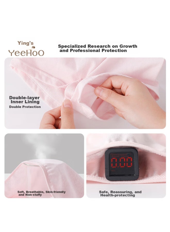 YEEHOO Ying Shi [ozone Disinfection First Wear, No Wash] Children's Pure Cotton Disposable Underwear, Individually Packaged, 5-pack, Huajian Shiguang, Size L  - Image 4