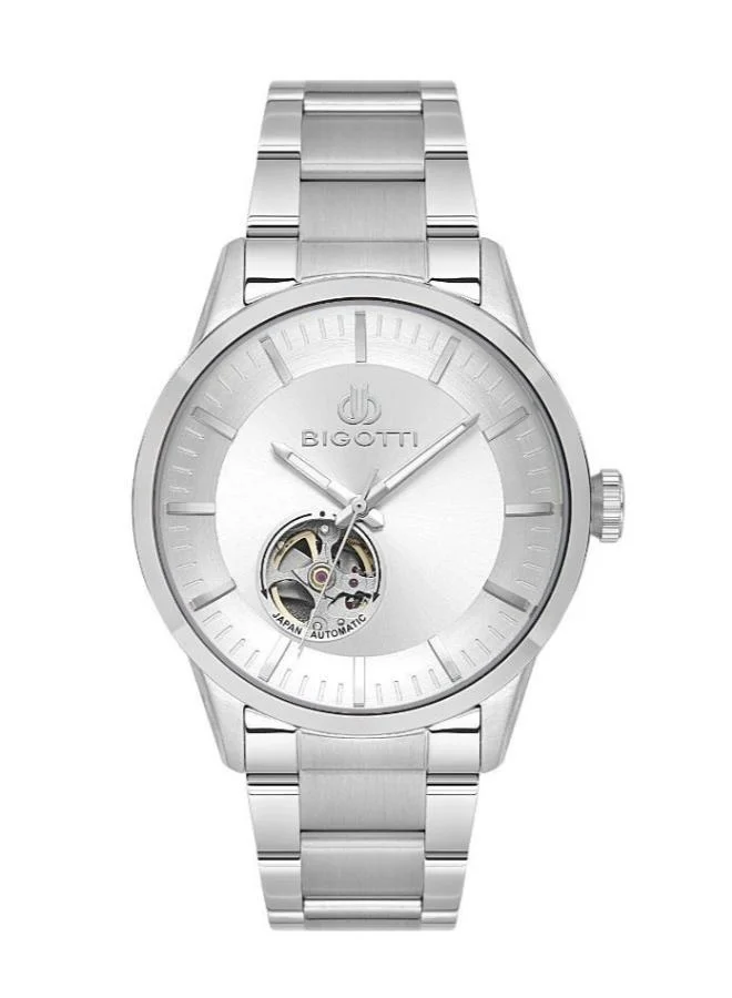 Bigotti Bigotti - Raffinato Men Watch | Stainless SteelSteel Case | Analog | Round Dial | Mineral Glass | Japan Automatic Movement | Water Resistant 50 Meters