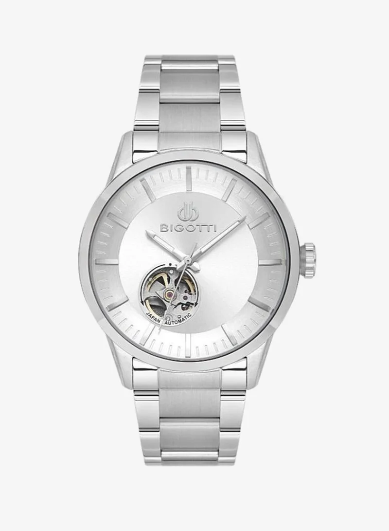 Bigotti Bigotti - Raffinato Men Watch | Stainless SteelSteel Case | Analog | Round Dial | Mineral Glass | Japan Automatic Movement | Water Resistant 50 Meters