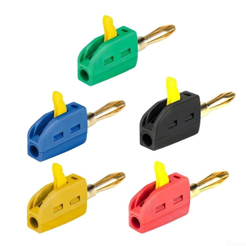 4MM Gold Plated Banana Connectors Yellow 8pcs High Current 32A Efficient Connections - Image 4