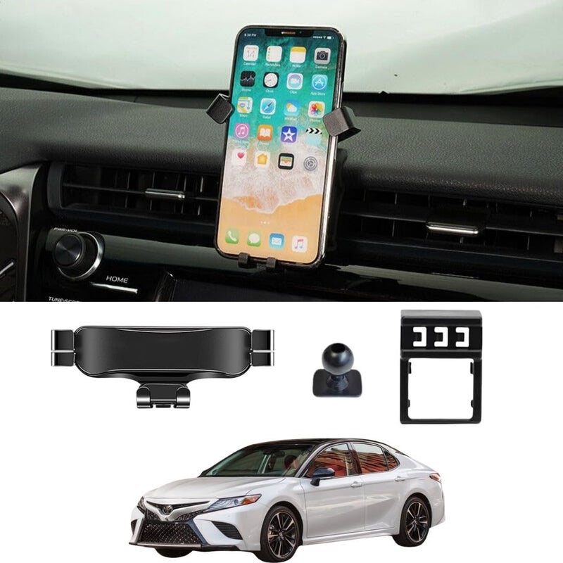 TRX AUTO Phone Holder Mount With Gravity Phone Holder For Toyota Camry 2017 To 2020 | Toyota Camry Accessories | Camry Mobile Phone Holder - Image 1