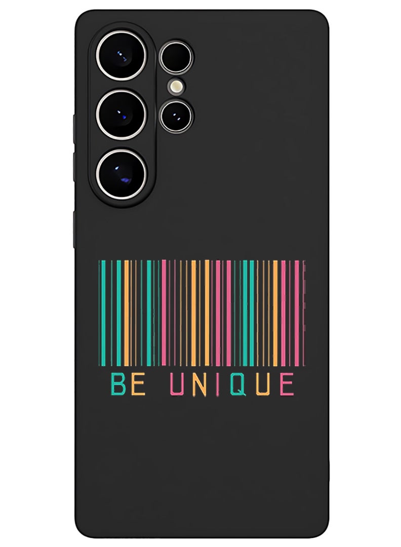 Theodor Protective Slim Fit Case Liquid Silicone Cover with Full Body Protection Anti-Scratch Shockproof Case For Samsung Galaxy S25 Ultra (Black) - Be unique - Image 1