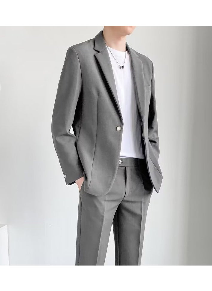 Shougu New Business Casual Slim-fit Men's Suit Sets  - Image 1