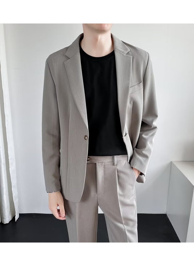 Shougu New Business Casual Slim-fit Men's Suit Sets  - Image 2