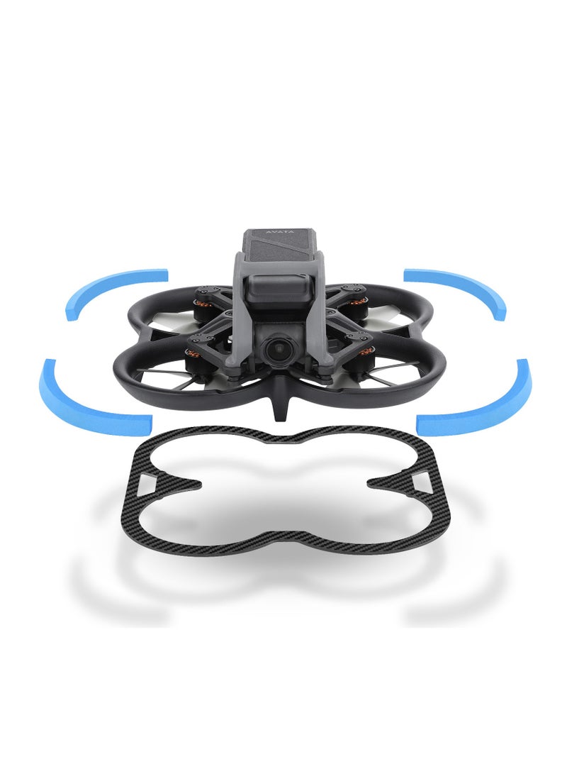 مجموعة حلقات واقية متينة ل DJI Avata - واقي من السقوط والخدوش من EVA، غطاء مقاوم للصدمات للمراوح للطائرات المسيرة  - Image 3