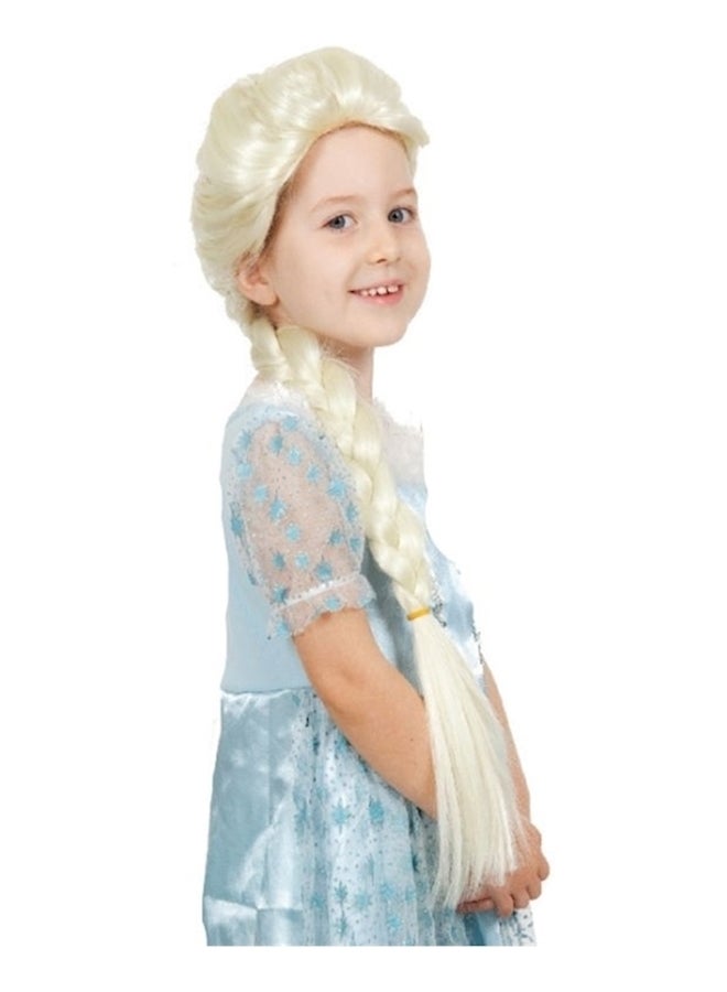 Princess Elsa Anna Cosplay Hair Wig Gold - Image 1