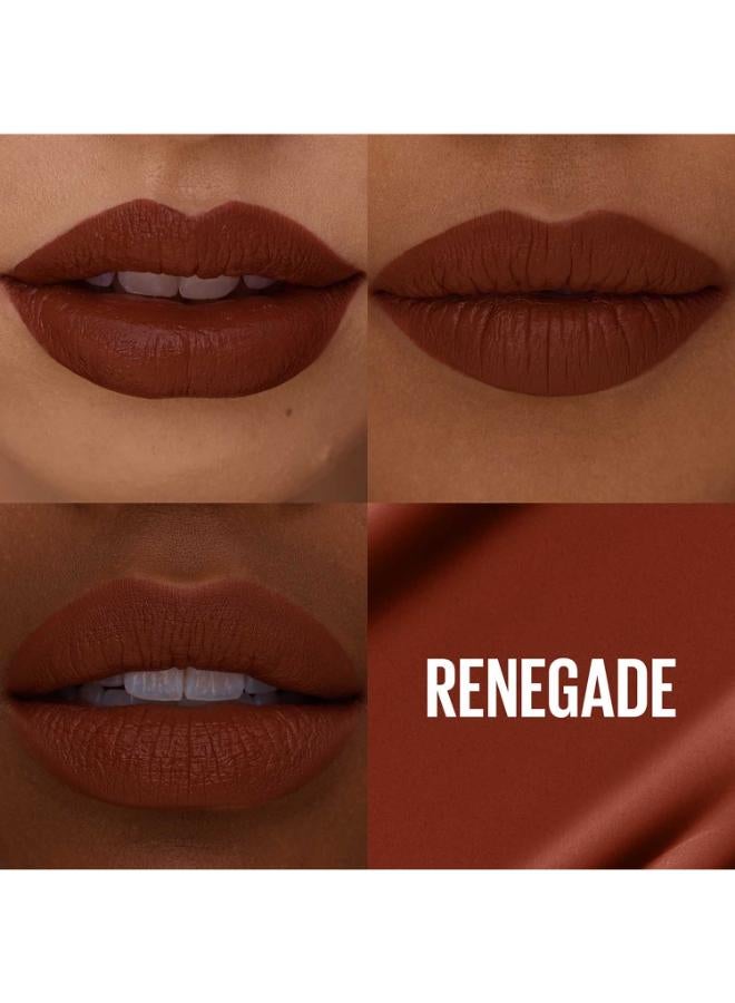 MAYBELLINE NEW YORK Super Stay Matte Ink Liquid Lipstick Shade 515 Renegade  - Image 4