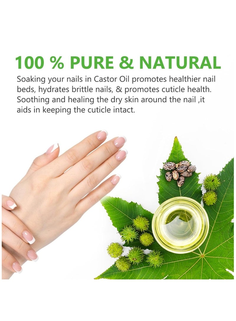 ELBBUB 60ml Jamaican Black Castor Oil for Hair 100% Pure Cold Pressed Stimulate Growth for Hair Eyelashes Eyebrows Nails Skin Moisturizer Hair Oil and Body Oil Moisturizing Massage Oil - Image 5